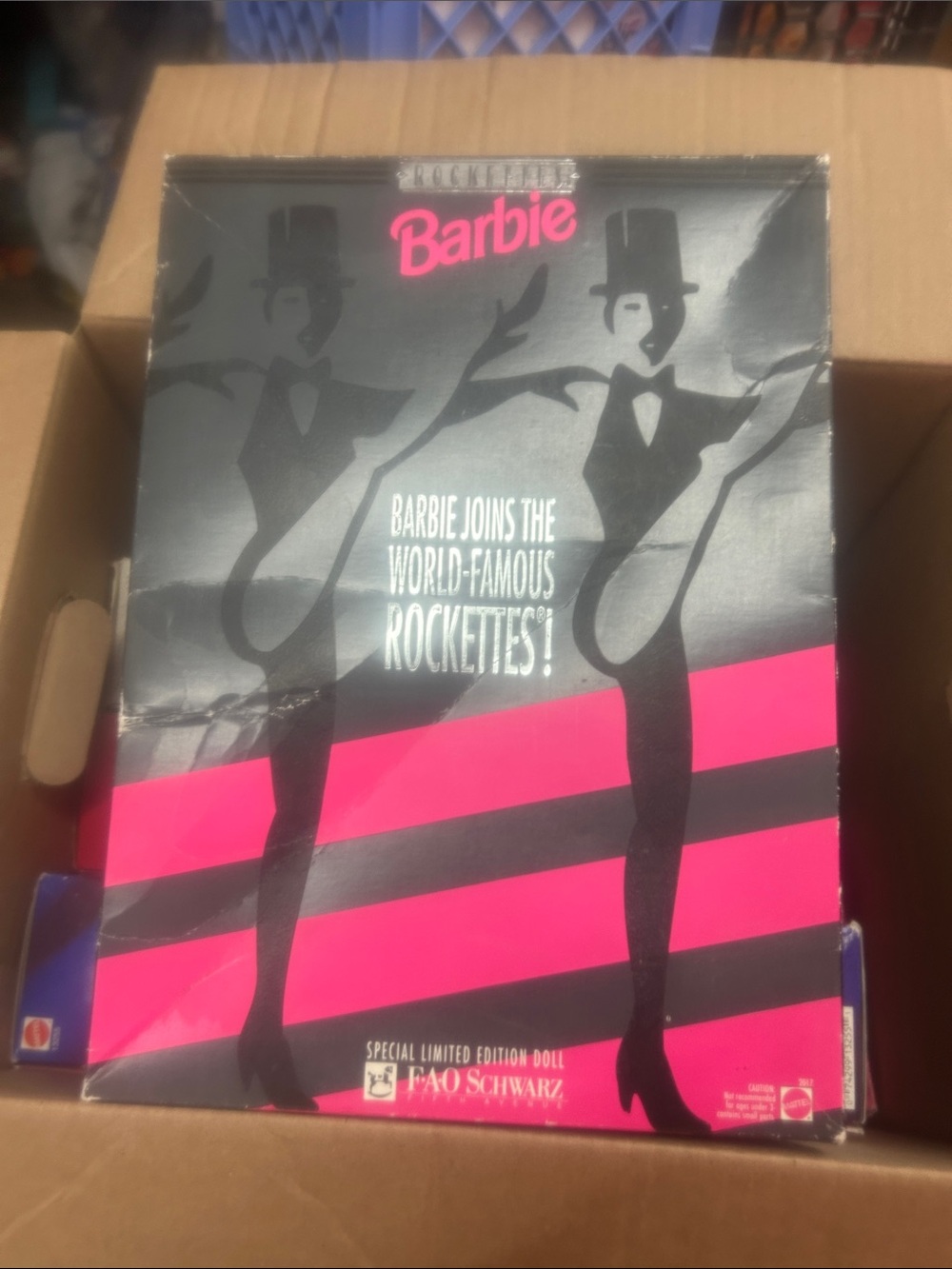 Nib Barbie joins the world famous rockettes